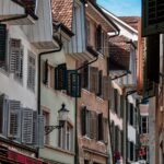 houses, window front, alley, historic center, architecture, view, window, building, historical, middle ages, masonry, romance, truss, shutters, switzerland, solothurn, authentic, closely, narrow, window, shutters, switzerland, switzerland, switzerland, switzerland, switzerland