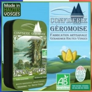 BIO - Bonbon dur eucalyptus, boite métal, 70g