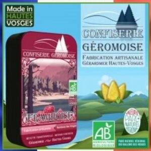 BIO - Bonbon dur framboise, boite métal, 70g