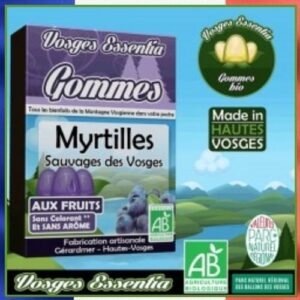 BIO - Bonbon dur myrtille, boite carton 130g