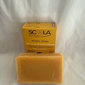 Savon dur "Brebis Verveine, orange"